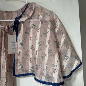 Vintage capelet shawl - 1960s and handmade!
